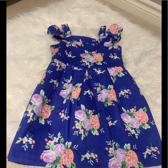 EUC Janie and jack cold shoulder dress size 6 - Picture 3 of 11